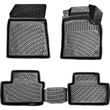 Calperia Renault Clio 5 Uyumlu 3D Havuzlu Paspas - Tpe Malzeme