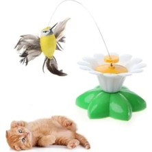 Calperia Pille Çalışan Hareketli Kedi Oyuncağı - Dönen Kuş