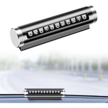 Calperia Siyah Alüminyum Kasa Çevirmeli Araç Içi Telefon Numaratörü