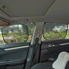 Calperia Vantuzlu Güneşlik Seti - Araç Arka Yan Camlar Için (2 Adet)