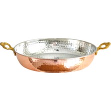 Moda Bakır Bakır Yumurta Tava 24 cm