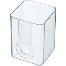 Calperia Şeffaf Kübik Kalemlik - Estetik ve Kullanışlı Tasarım