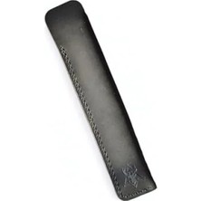 Calperia Hakiki Deri Minimal Kalemlik - Siyah