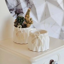 Calperia Iskandinav Tarzı Beton Saksı Seti, Minimal Tasarım