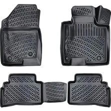 Calperia 3D Havuzlu Paspas, Yüksek Kenar Bariyerleri ile Uyumlu