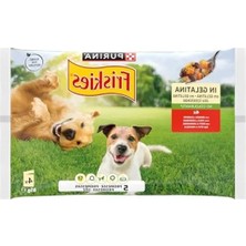 Calperia Yetişkin Köpekler Için Sığır Etli Sebzeli Yaş Mama 85 Gram, 4 Adet