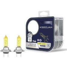 Calperia Yüksek Kaliteli 12V H7 55W Sarı Işık Ampul Seti (2 Adet)