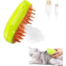 Calperia 3'ü 1 Arada Buharlı Kedi Bakım Fırçası - Kedi ve Köpekler Için