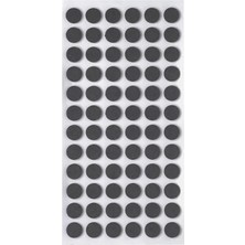 Calperia Siyah Keçe Yapışkanlı Koruma Seti, 72 Adet