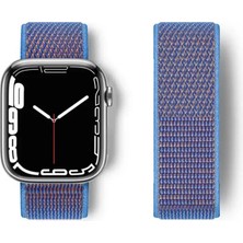 Esranın Dünyası Newface Apple Watch 42MM Hasırlı Cırtcırtlı Kordon - Mor RSMRK34-ESRDNS