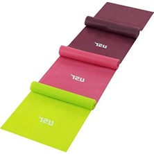 Calperia Dayanıklı 3'lü Pilates Bant Seti - Farklı Renk Seçenekleri