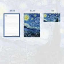 Calperia Yıldızlı Gece Temalı Mektup Seti ile Özel Notlar Yazın