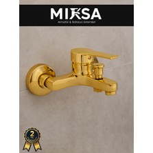 Mixsa Gold Mix Banyo Duş Bataryası Musluğu Garantili, Yerli Üretim