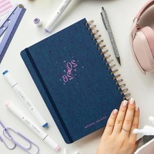 Calperia 2026 Yılına Özel Çift Renkli Spiralli Günlük Ajanda