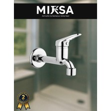 Mixsa Krom Mix Aç-Kapa Lavabo Tuvalet Bahçe Musluğu