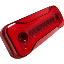 Ahmet Otomotiv Neon Model Yan Lamba -Yeni Ürün- 12V-24V Kırmızı Renk