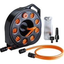 Calperia Kasetli Hortum Makarası - 15 Metre Uzunlukta, Duvara Monte