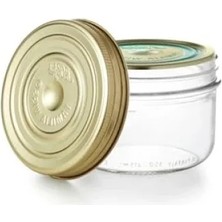 Calperia 350ML Sızdırmaz Kapaklı Cam Kavanoz Seti (6 Adet)