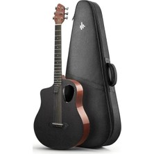 Calperia Karbon Fiber Akustik Gitar - Parlak Kahverengi