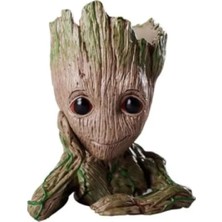 Calperia Sevimli Baby Groot Figür, 15 cm Yükseklik, Çok Amaçlı Saksı