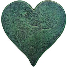 Calperia El Yapımı Kalp Şeklinde Döküm Demir Basamak Taşı