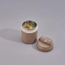 Calperia Haki Renkli 420 ml Kapaklı Yemek Termosu