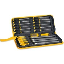 Calperia 17 Parça Profesyonel Eğe Seti, Metal Işleme ve Taşlama Için