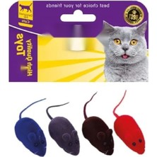 Calperia Kedi Oyunları Için 4'lü Öten Fare Seti