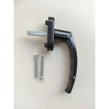 Calperia Siyah Pvc Pencere ve Kapı Kolu (2 Adet)