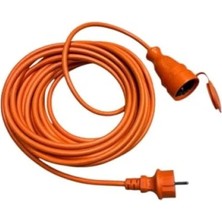 Calperia 10 Metre Uzatma Kablosu | 3x1.5mm² Su Geçirmez Priz