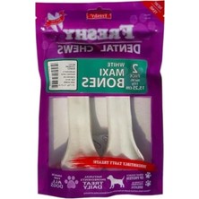 Calperia Beyaz Deri Köpek Çiğneme Kemiği, 70-75 Gr, 2 Adet