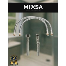 Mixsa Flexi, Klozet Taharet Musluk Batarya Flexi Hortumu Çelik Örme