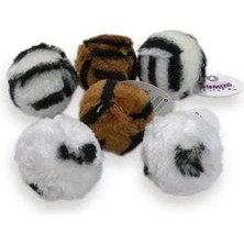 Calperia 60 Adet Kutulu Kedi Oyuncağı Desenli Top