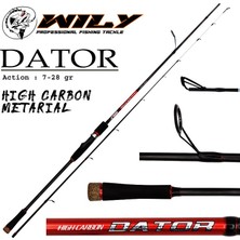 Wily Dator Spin Kamış 7-28 gr