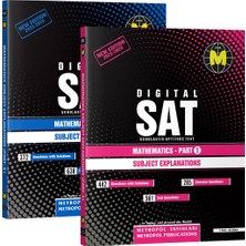 Dıgıtal Sat Set-3 (Mathematıchs Part 1-2 Books Set)