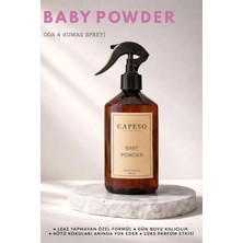 Capeso Baby Powder Oda & Kumaş Spreyi 250 ml – Bebek Pudrası Kokusu, Kalıcı Sprey