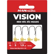 Han Fishing Hanfish Vision Ned Rig Sandy Jighead