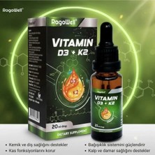 Ragawell Vıtamın D3 + K2 İçeren Takviye Edici Gıda 20 ml Damla