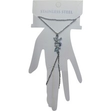 Nkie Jewels Gümüş Renk Kuş Çelik Şahmeran - 3548
