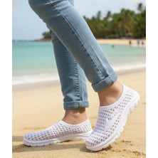 Kantex Kalın Tabanlı Ortopedik Iç Tabanlı Deniz Ayakkabısı Unisex Çok Amaçlı Havuz Plaj Bahçe