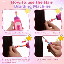 LRS Store Hair Beader Kız Çocuk Saç Örgü Seti Boncuk Seti 70+Parça Yüksek Kalite Rasta Yapım Seti