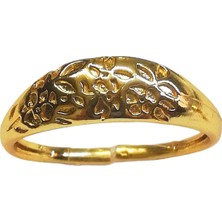 Nkie Jewels Kadın Altın Renk Motif  Yüzük