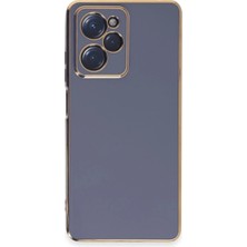 Eco Port Xiaomi Poco X5 Pro 5g Kılıf Volet Silikon - Mavi