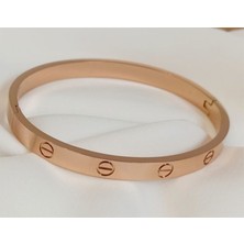 Nkie Jewels Alaşım Kartier  Kelepçe Bileklik Rose
