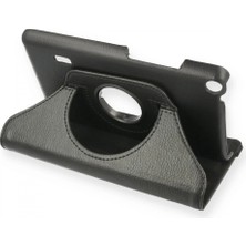 Pileli Store Pilelistore   Huawei Mediapad T3 7 Kılıf 360 Tablet Deri Kılıf - Siyah