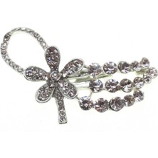 Nkie Jewels Gümüş Renk Çiçek Model Broş - 1693