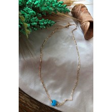 Nkie Jewels Nostaljik Boncuklu Kolye Şavin Altın Kaplama