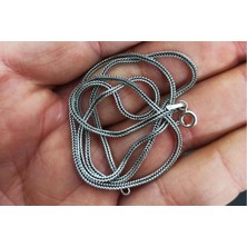 Nkie Jewels Tilki Kuyruğu Gümüş Renk Erkek -  Bayan Kolye Zincir