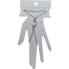 Nkie Jewels Gümüş Renk Vav Çelik Şahmeran - 3547