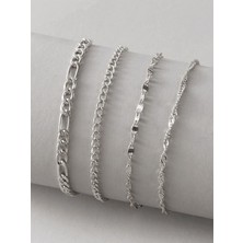 Nkie Jewels Kombin Kadın Gümüş Kaplama Bileklik Şavin